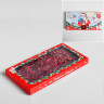 Упаковка для шоколадной плитки Письмо от Дедушки Мороза, с окном, 17,3*8,8*1,5 см