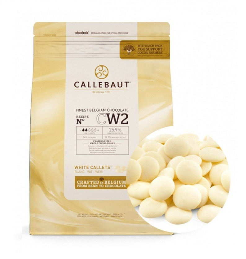 Шоколад Callebaut - Белый 25% (250 гр)