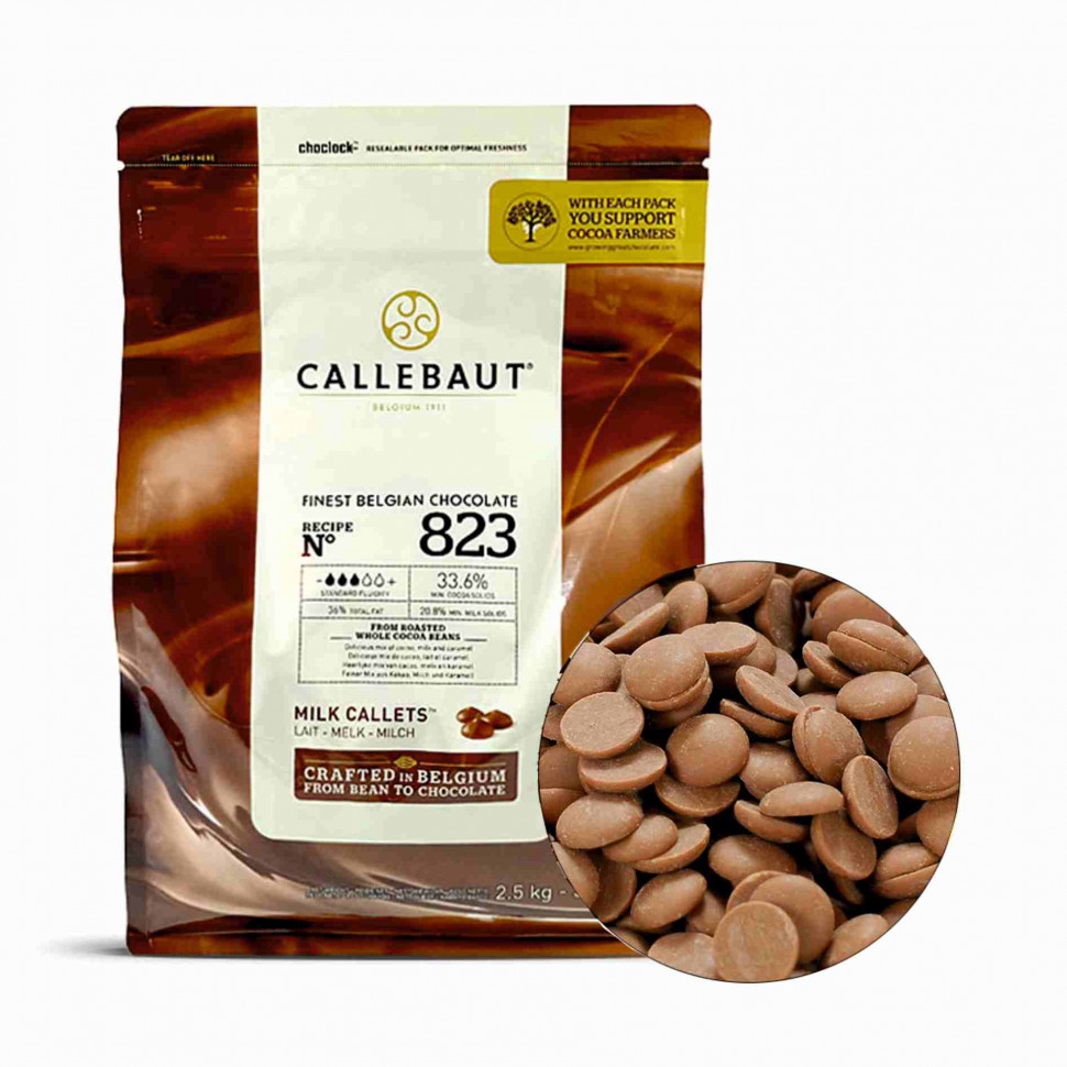 Шоколад Callebaut - Молочный 33% (250 гр)