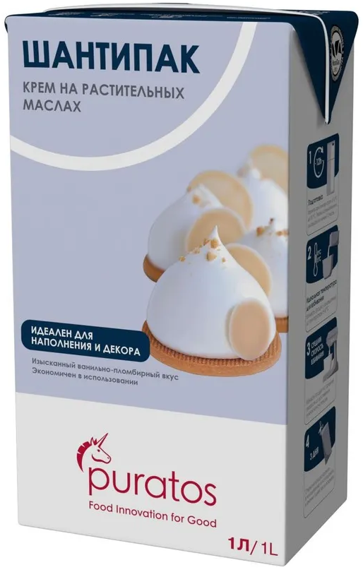 Крем Шантипак Puratos 26% 1 л