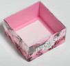 Упаковка для бенто-торта с пластиковой крышкой, Present, 120*120*60 мм