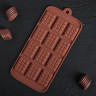 Форма для шоколада силиконовая, Плиточки 21,5 х 11 х 0,5 см
